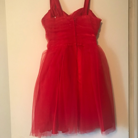Red Tool Homecoming Dress - Picture 3 of 4